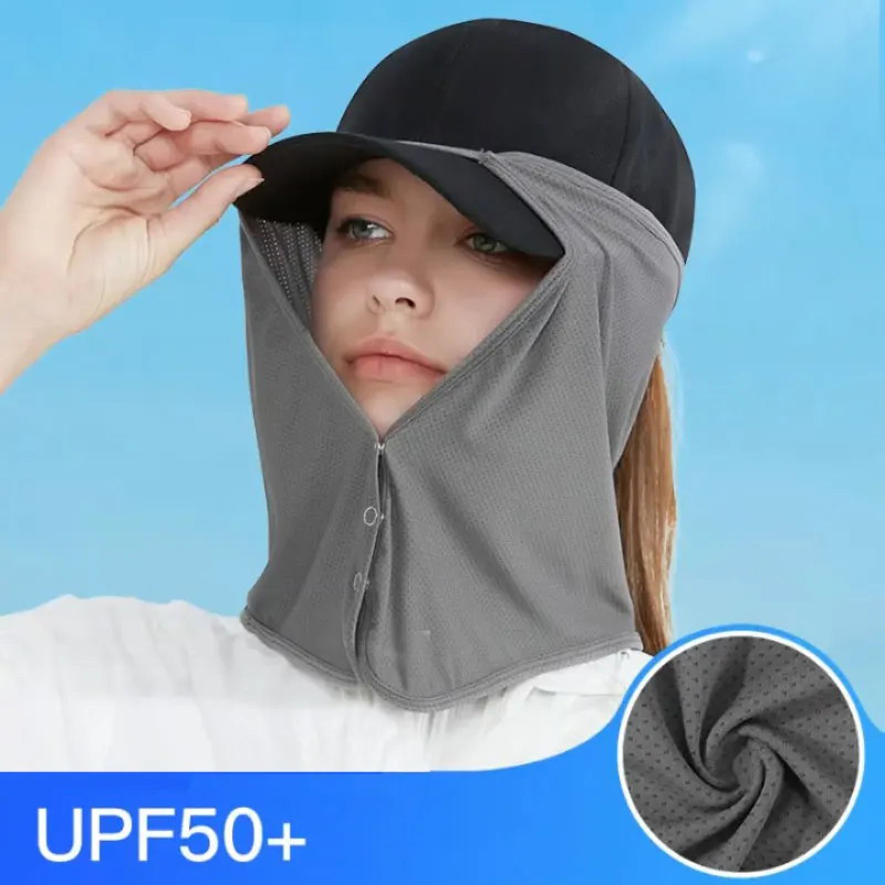 Visor Sun Hat - التجفيف السريع قبعة الصيد الوجه الرقبة