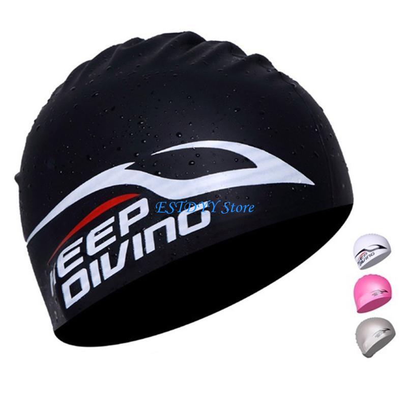 Swim Hat Silicone - قبعة سباحة من السيليكون G6DE للنساء