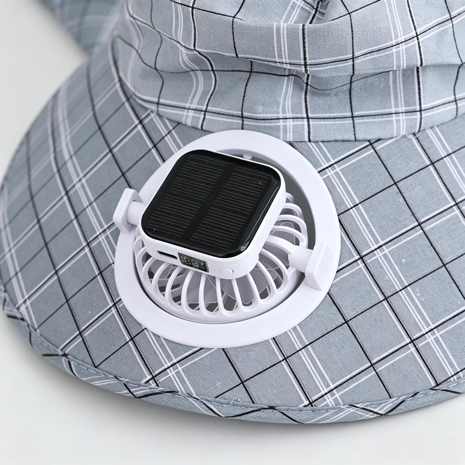 قبعة بمروحة تعمل بالطاقة الشمس - مراجعة Visor Sun Hat وسعره