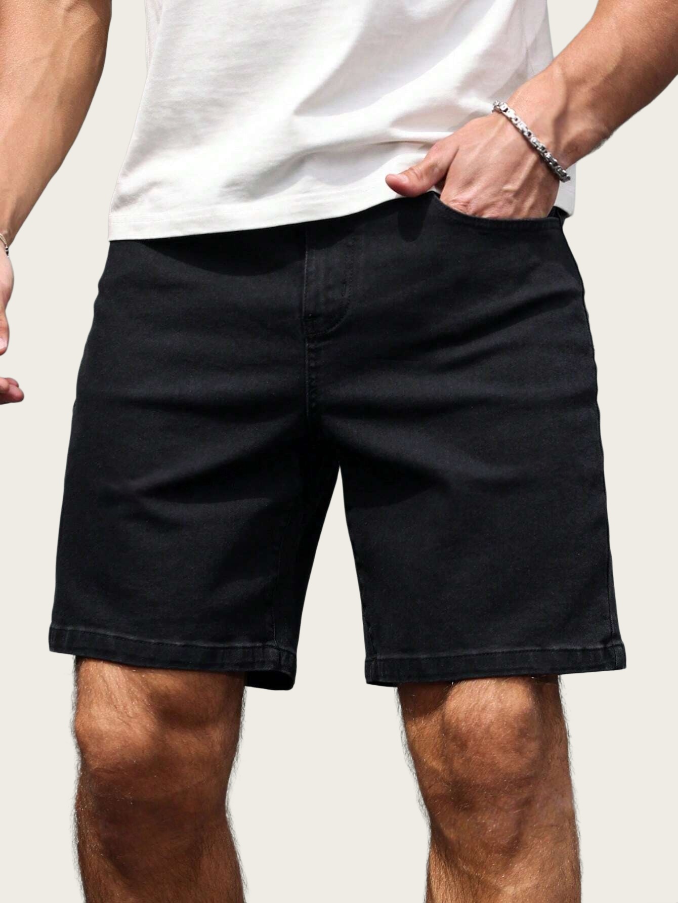 شورت جينز رجالي أسود نقي ضيق و - مراجعة Levis Jeans 501 وسعره