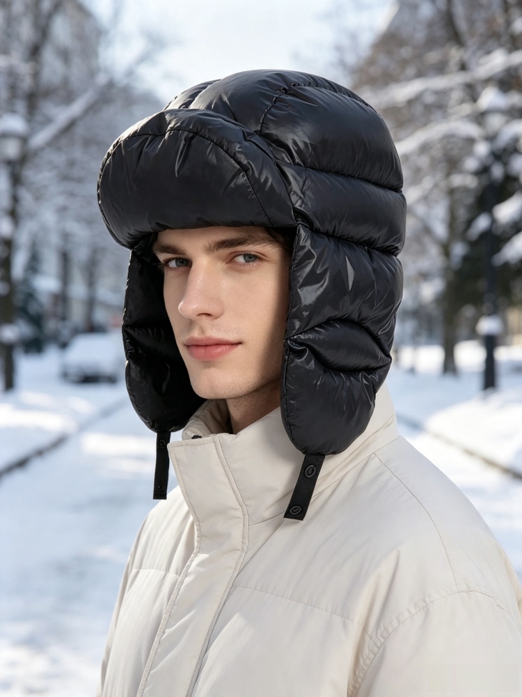 قبعة شتوية دافئة من الريش مقاو - مراجعة Trapper Hat Ear Flap وسعره