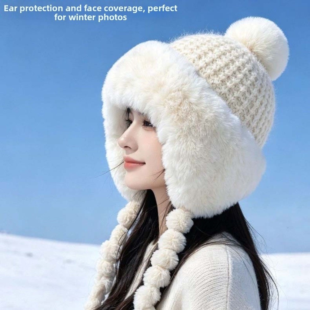 قبعة شتوية مبطنة بالصوف مع شرا - مراجعة Trapper Hat Ear Flap وسعره